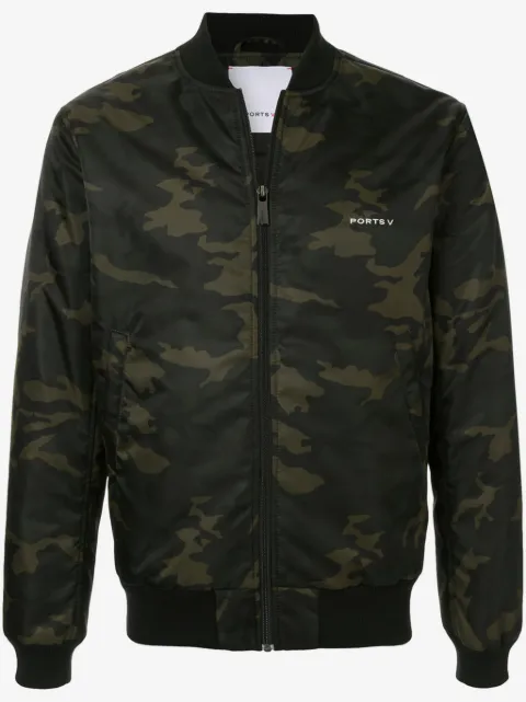 Ports V camouflage bomber jacket