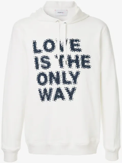 Ports V slogan hoodie