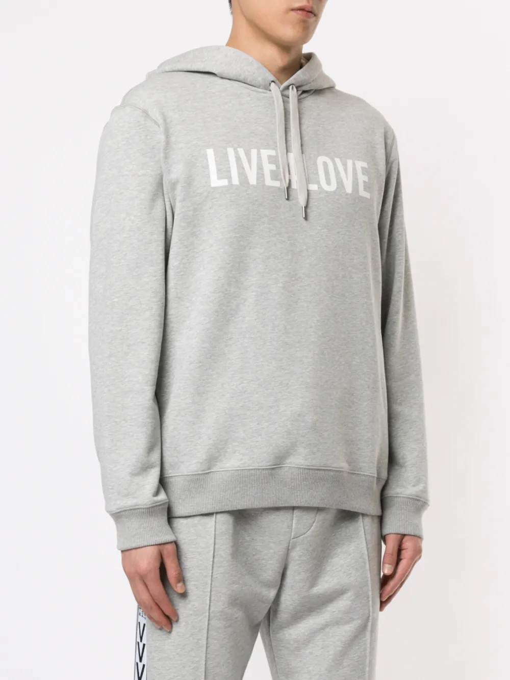 Ports V Hoodie met print Grijs