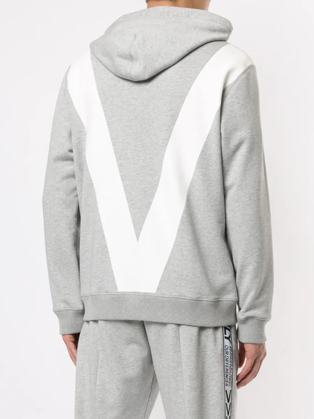 Ports V Hoodie met print Grijs
