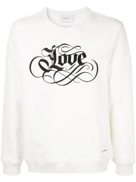 Ports V embroidered sweatshirt