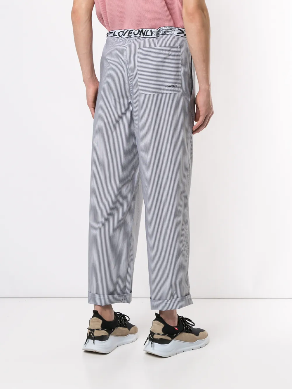 Ports V Gestreepte broek Blauw