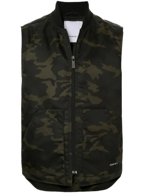 Ports V camouflage gilet