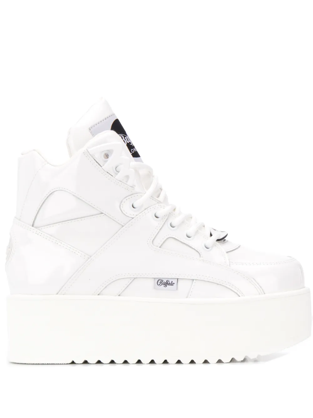 Junya Watanabe Platforms JUNYA WATANABE PLATFORM LACE-UP SNEAKERS - WHITE