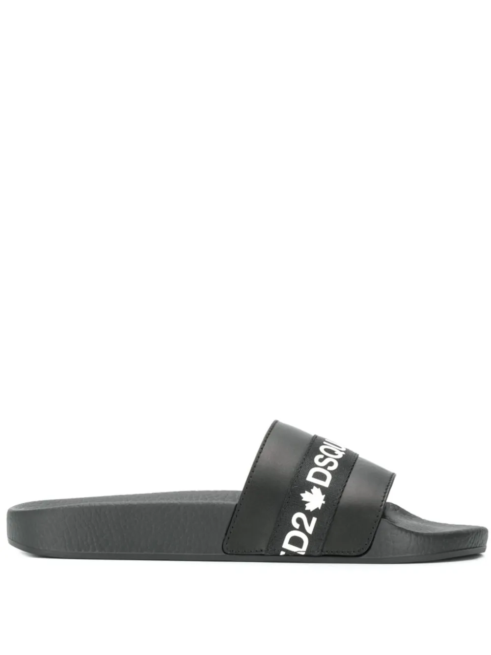 Dsquared2 шлепанцы с логотипом - фото 1 - StyleTopik Dsquared2 шлепанцы с логотипом - фото 1