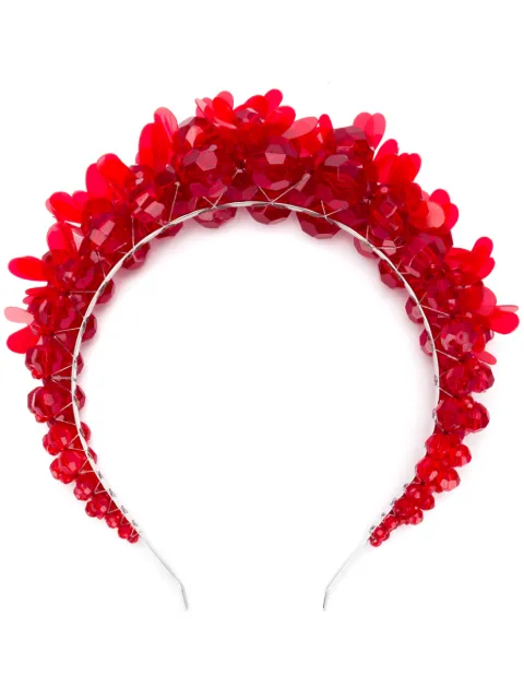 Simone Rocha floral appliqué hair band