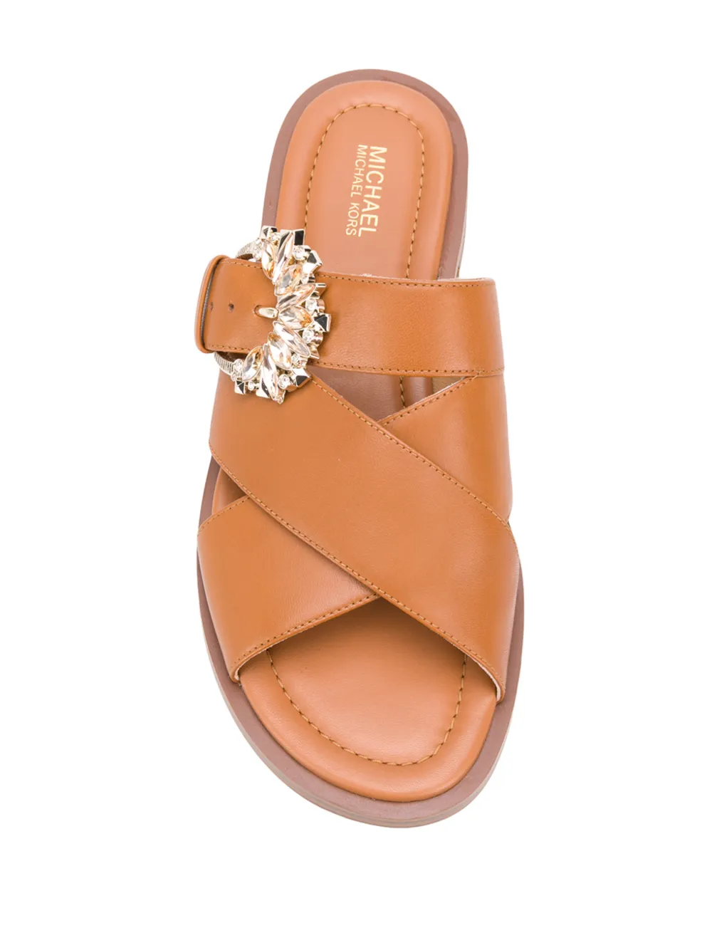 michael kors frieda slide flat sandals