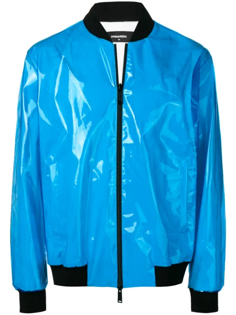 shiny bomber jacket