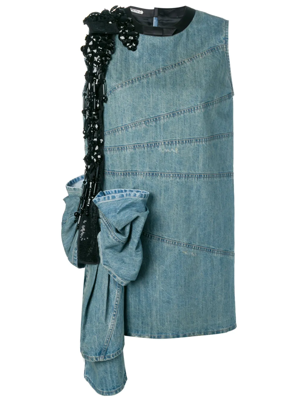 miu miu denim dress