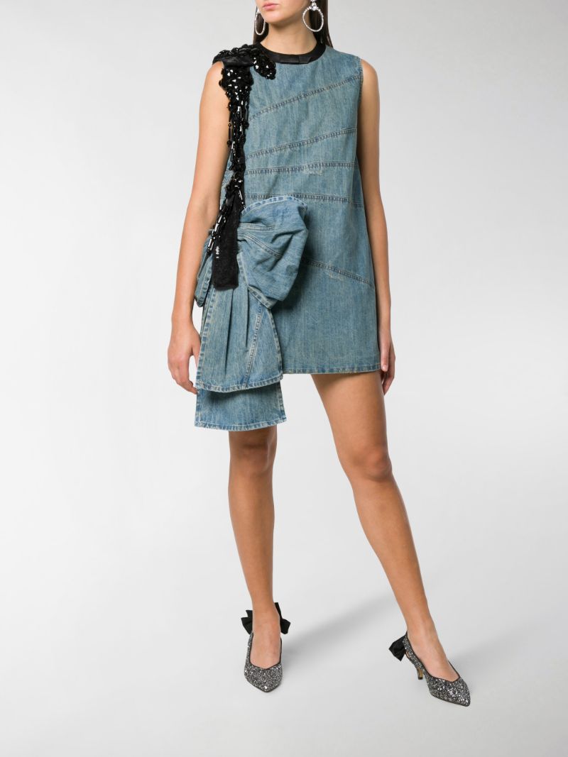 miu miu denim dress