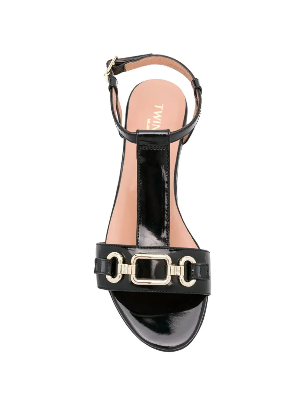 TWINSET low-heel sandals Black