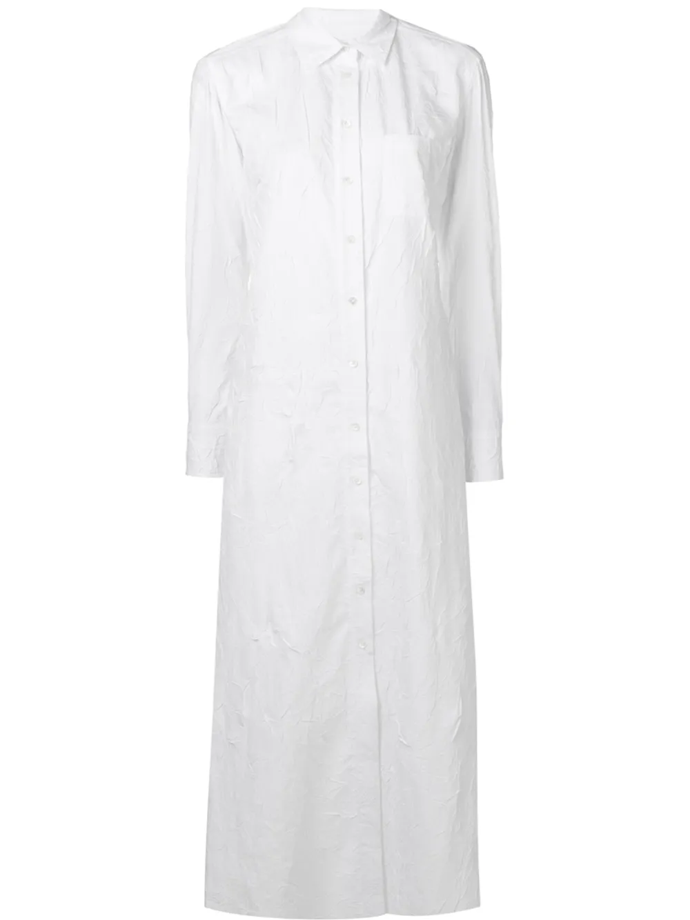 Sies Marjan Tops SIES MARJAN LANGES HEMDKLEID - WEIß