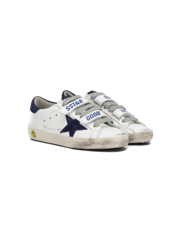 golden goose velcro sneakers