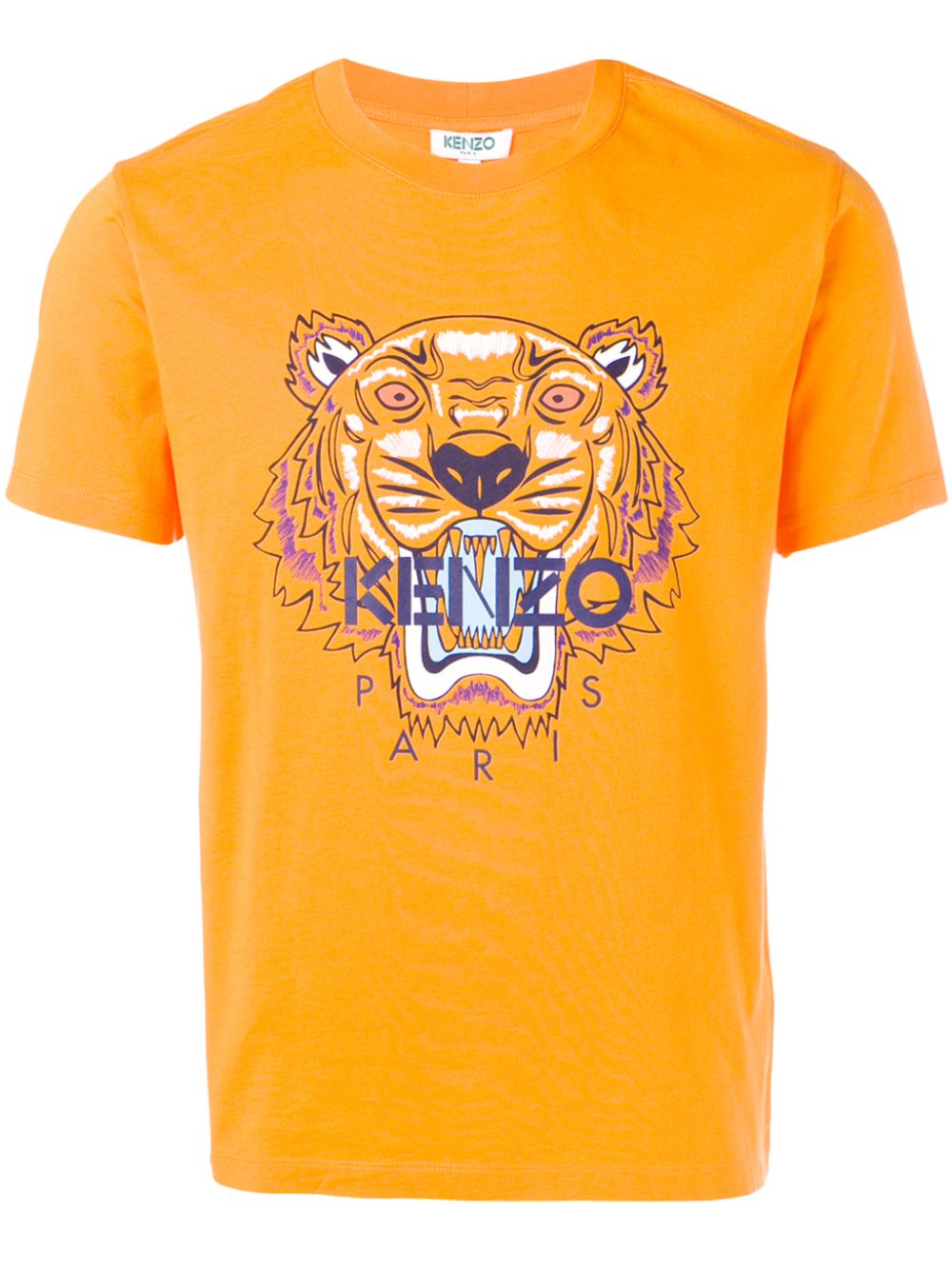 KENZO KENZO PRINTED TIGER T-SHIRT - ORANGE