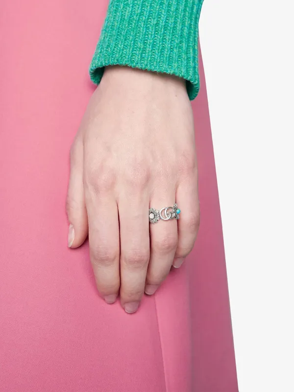 gucci ring flower