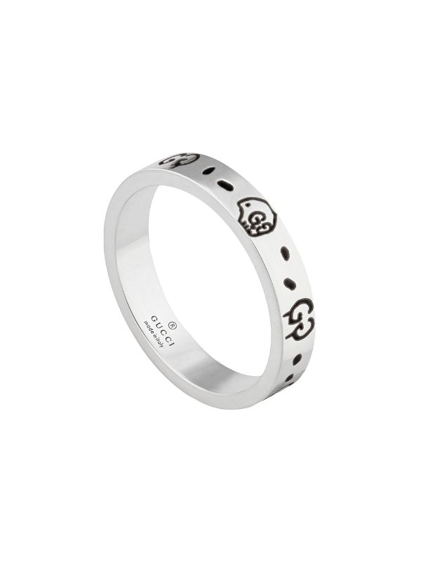 silver gucci ring womens
