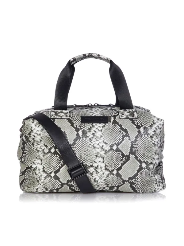 snake print tote