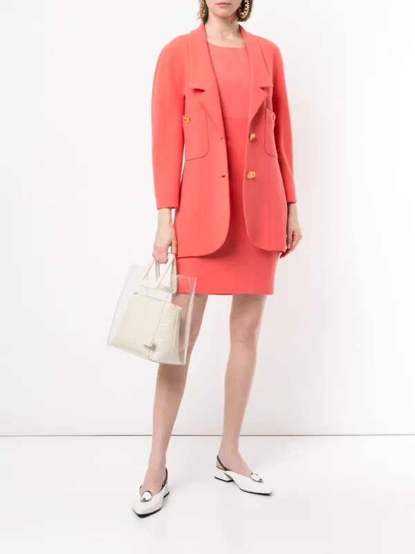 Red suit jacket dress Clearance