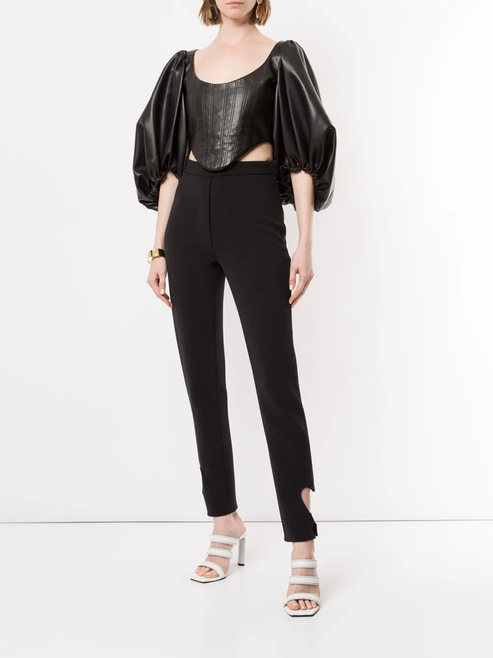  Ellery Schmale 'ico' Hose   Schwarz 
