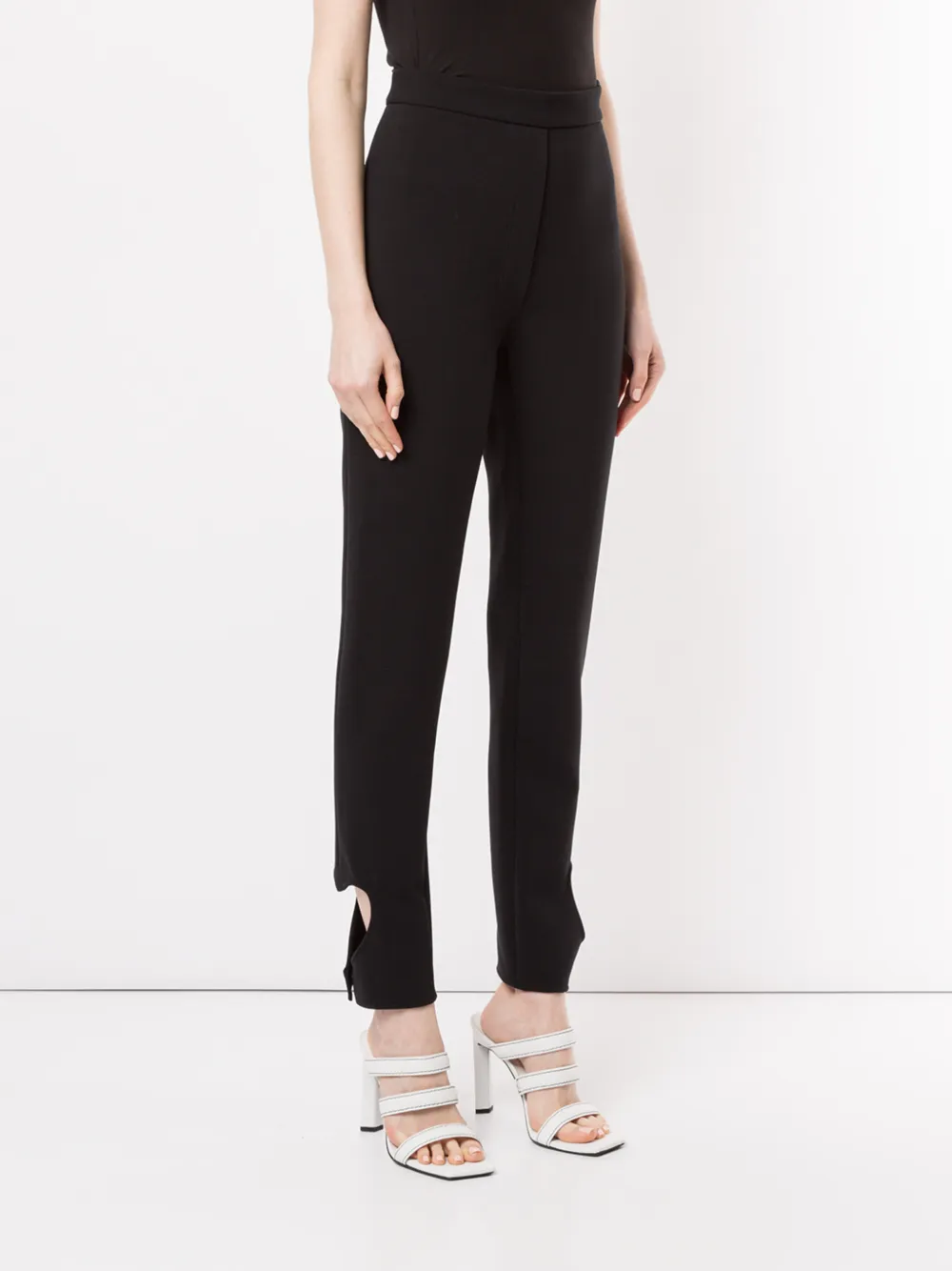  Ellery Schmale 'ico' Hose   Schwarz 