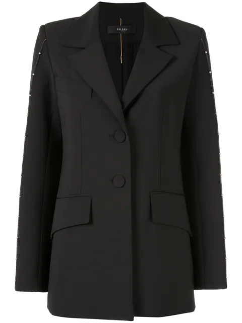 Ellery stud-embellished single-breasted blazer
