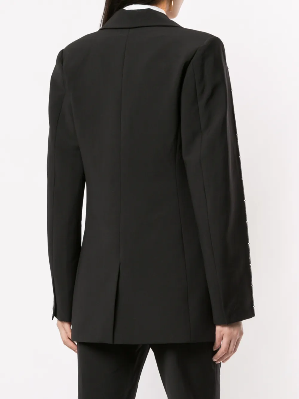 Ellery Blazer met verfraaide mouwen Zwart