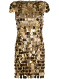 Rabanne chainmail mini dress - Gold