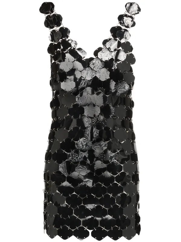 paco rabanne black dress