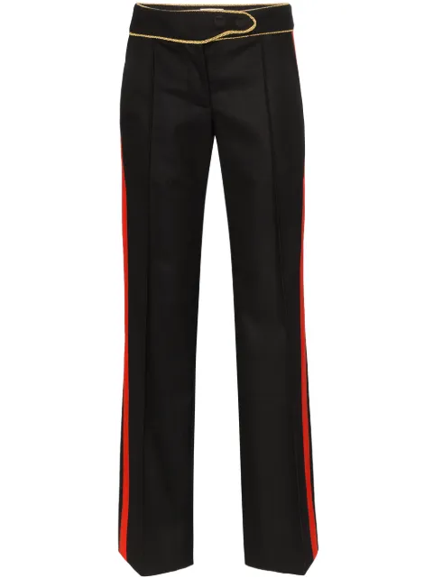Rabanne contrast-stripe tailored trousers