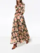 Paco Rabanne floral print flared dress