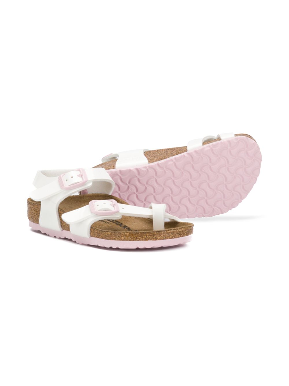 фото Birkenstock kids сандалии с пряжками