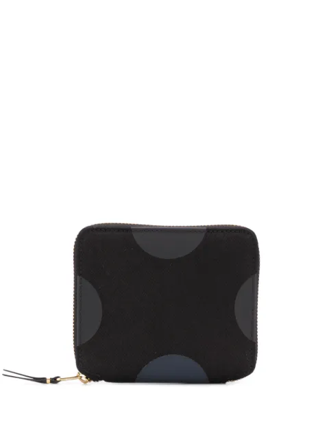 Comme Des Garçons Wallet cartera con estampado de lunares