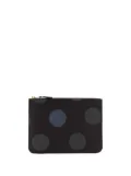 Comme Des Garçons Wallet polka dot printed wallet - Black