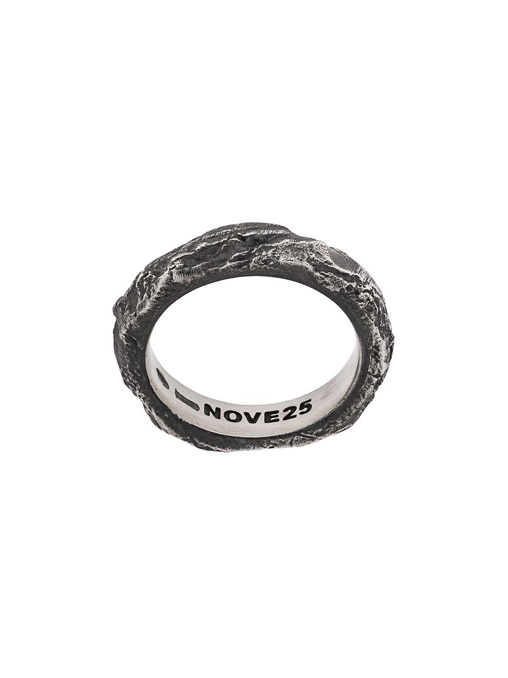 фото Nove25 узкое фактурное кольцо