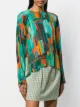Roseanna Semi-transparente Bluse mit Print