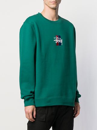 embroidered logo sweatshirt展示图