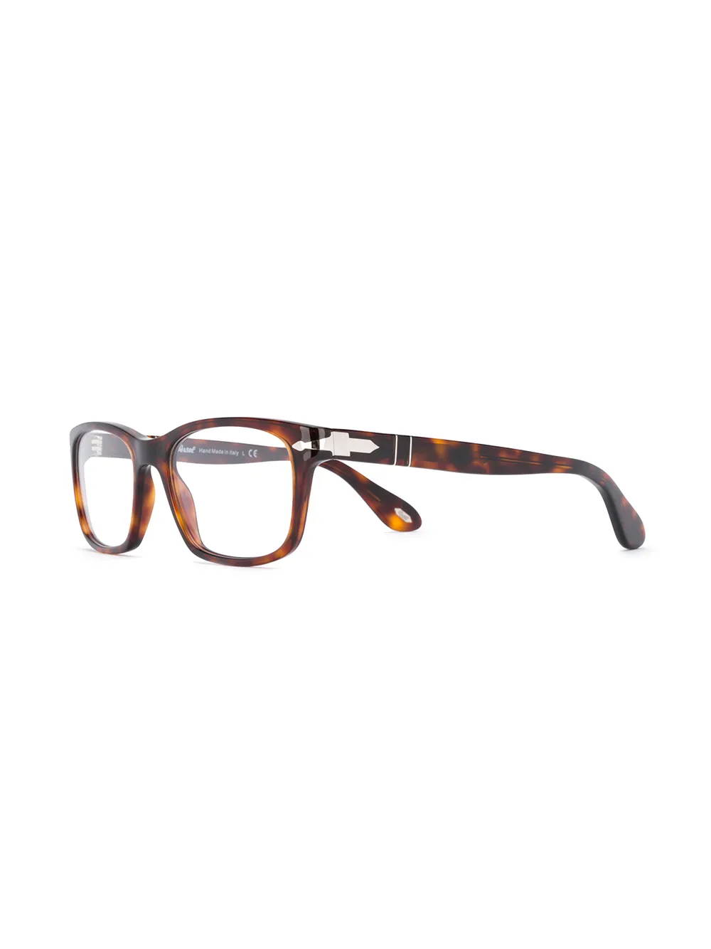 Persol Bril met vierkant montuur - Bruin