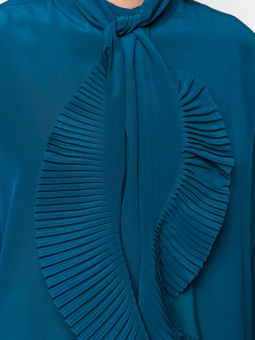 Givenchy Geplooide overhemdjurk Blauw