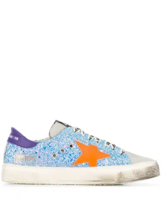 golden goose sequin fashion sneakers