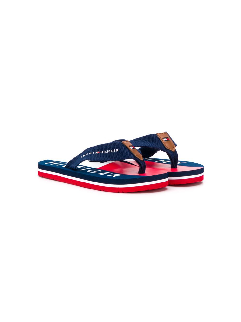 фото Tommy hilfiger junior шлепанцы с логотипом