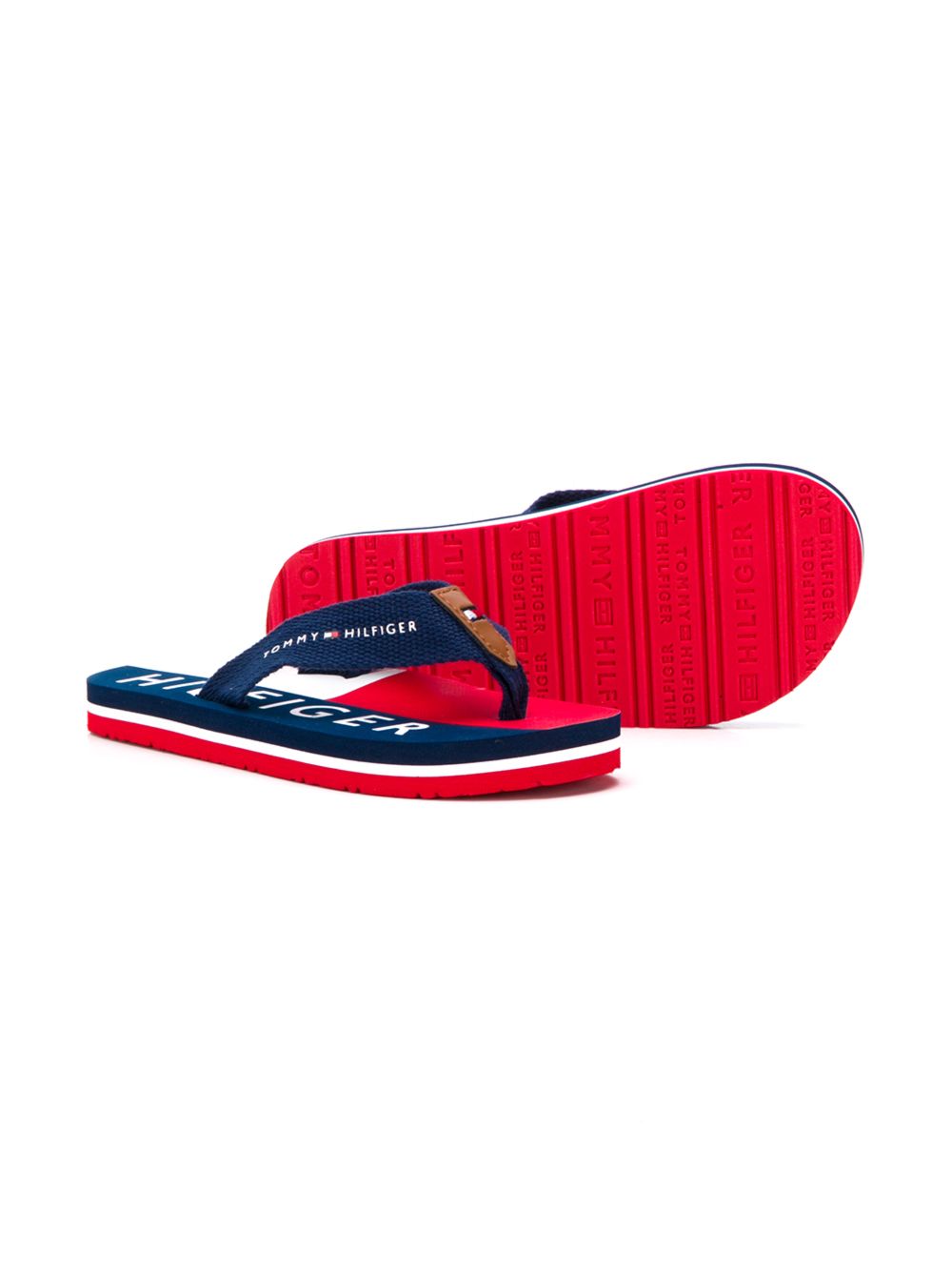 фото Tommy hilfiger junior шлепанцы с логотипом