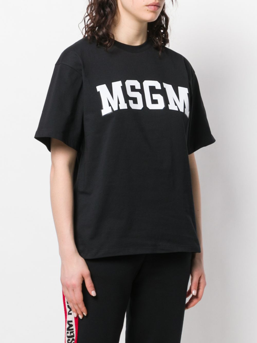 фото Msgm футболка с логотипом