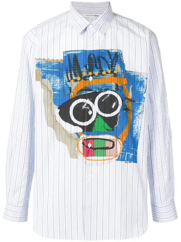 comme des garcons basquiat shirt