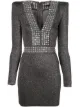الصورة 1 من Balmain فستان قصير لامع بحزام