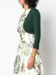 Oscar de la Renta كارديغان قصير مجسم
