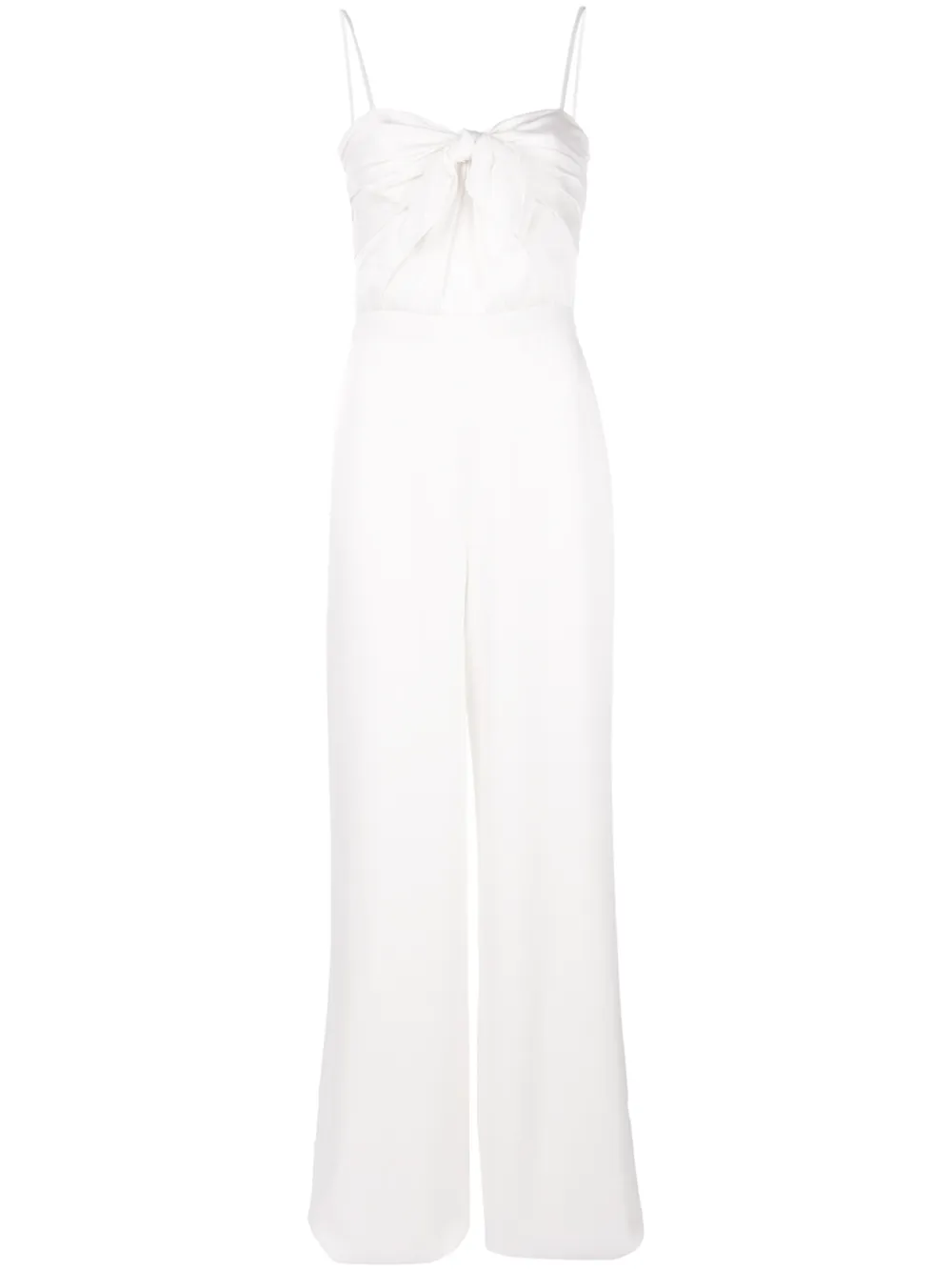 Rachel Zoe Suits RACHEL ZOE BOW BUSTIER JUMPSUIT - WHITE