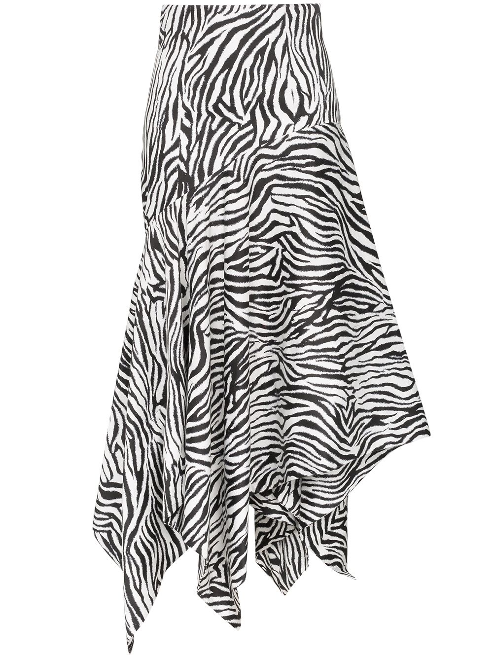 Solace London Lonnie zebra-print Midi Skirt - Farfetch