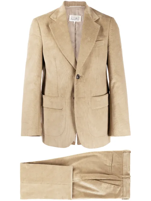 Click to view more detailed imagery on our partner's website Maison Margiela Martin Margiela Corduroy Two-piece Suit In 114 Beige