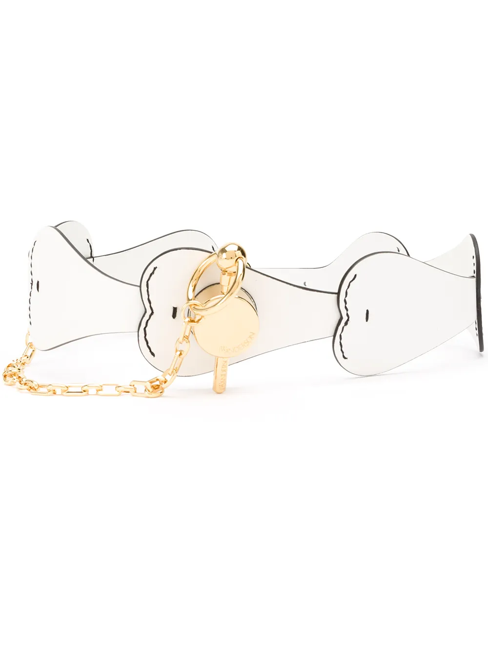 JW Anderson Cintura Heart - Bianco