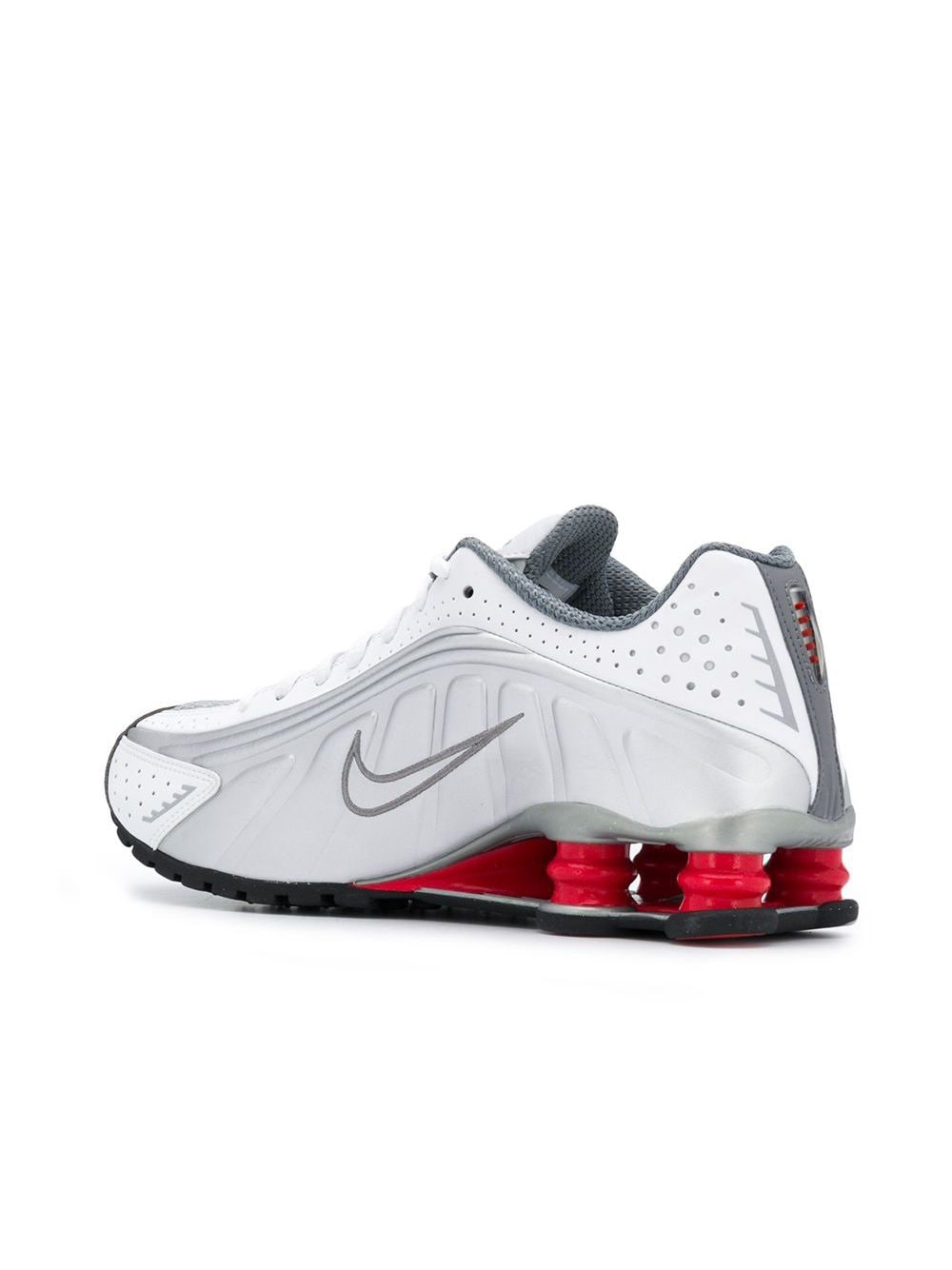 Nike white Shox R4 trainers for men 